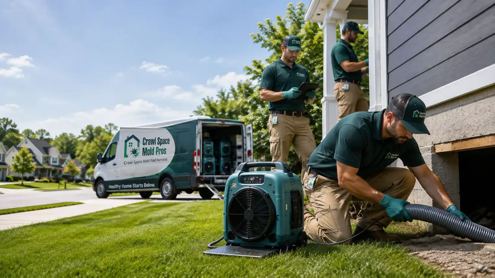 Crawl Space Mold Removal in New Hampshire